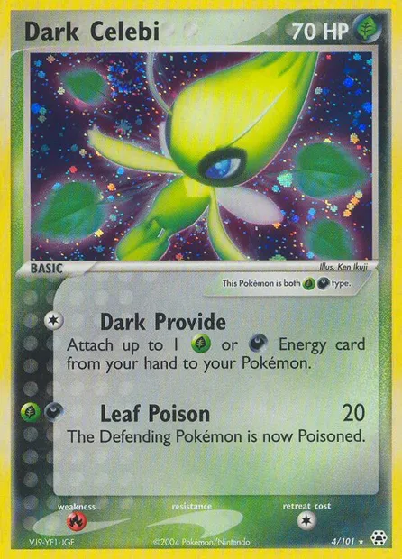 Dark Celebi, Pokémon card HL 4 — Hidden Legends set