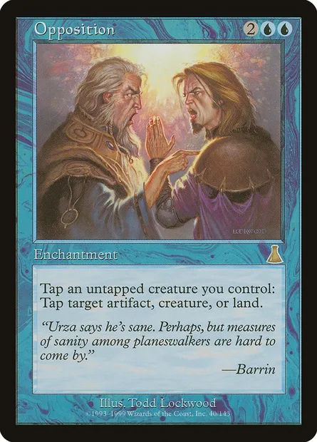 Opposition, Magic card UDS 40 — Urza's Destiny set
