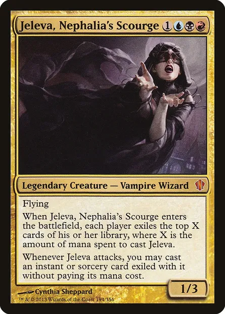 Jeleva, Nephalia's Scourge, Magic card C13 194 — Commander 2013 set