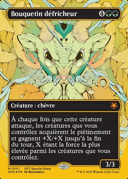 Bouquetin défricheur, carte Magic SPG 101 — extension Special Guests