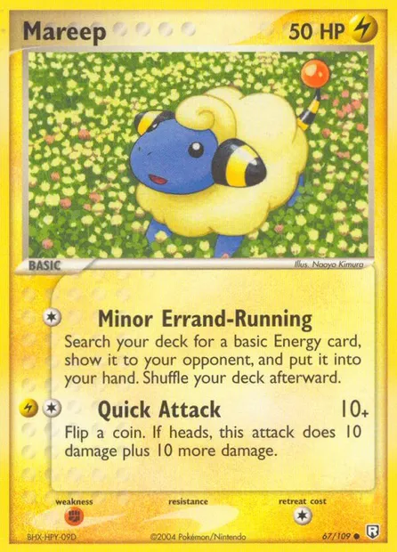 Mareep, Pokémon card TRR 67 — Team Rocket Returns set