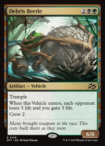 Debris Beetle, Magic card DFT 199 — Aetherdrift set