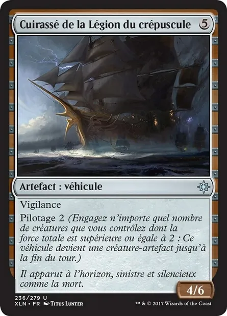 Cuirassé de la Légion du crépuscule, carte Magic XLN 236 — extension Ixalan