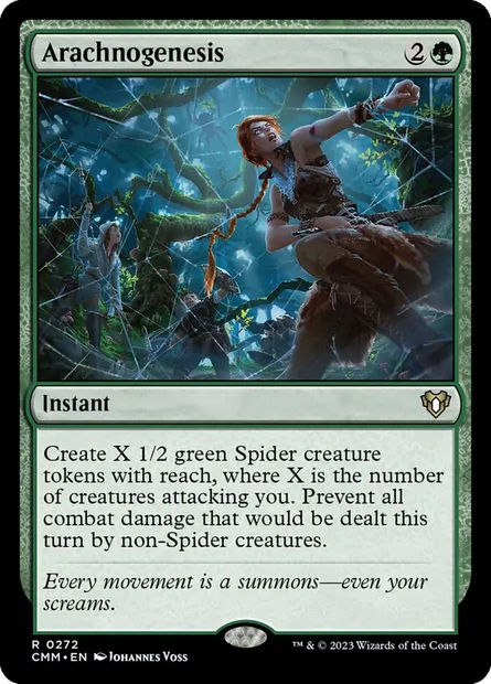 Arachnogenesis, Magic card CMM 272 — Commander Masters set