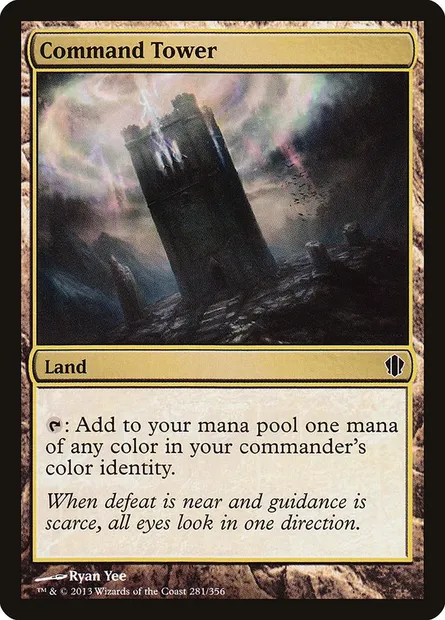 Command Tower, Magic card C13 281 — Commander 2013 set