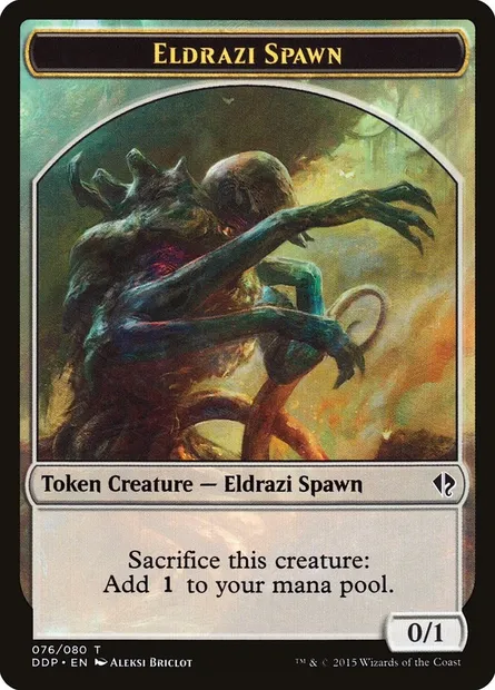 Eldrazi Spawn, Magic card DDP 76 — Duel Decks: Zendikar vs. Eldrazi set