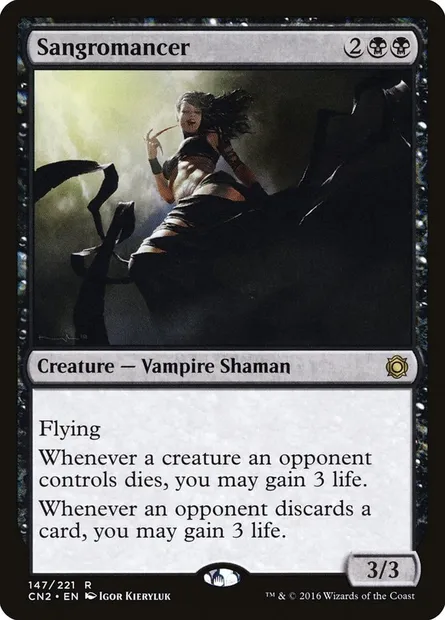 Sangromancienne, carte Magic CN2 147 — extension Conspiracy: Take the Crown
