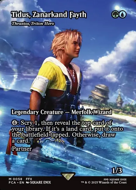 Thrasios, héros triton, carte Magic FCA 58 — extension Final Fantasy: Through the Ages