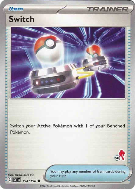 Échange, carte Pokémon BA24 194-58 — extension Battle Academy 2024