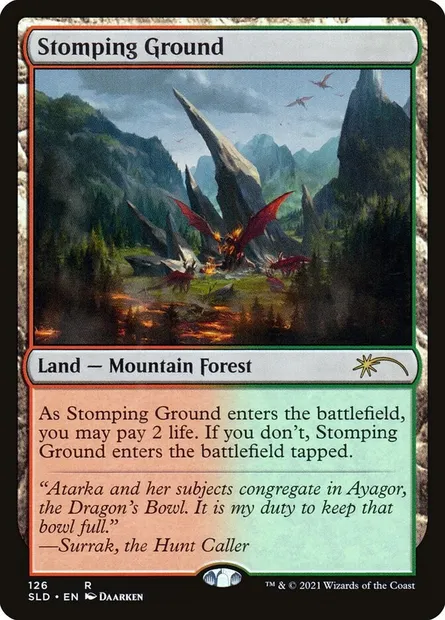 Stomping Ground, Magic card SLD 126 — Secret Lair Drop set