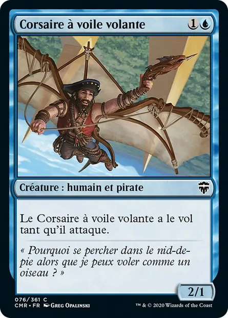 Corsaire à voile volante, carte Magic CMR 76 — extension Commander Legends