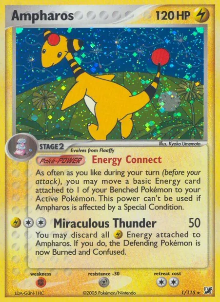 Ampharos, Pokémon card UF 1 — Unseen Forces set