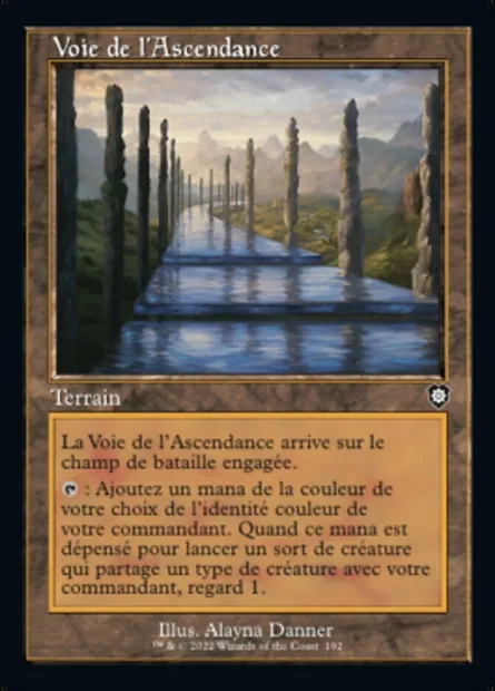 Voie de l'Ascendance, carte Magic BRC 192 — extension The Brothers' War Commander