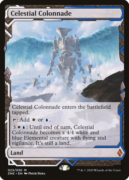 Celestial Colonnade, Magic card ZNE 23 — Zendikar Rising Expeditions set