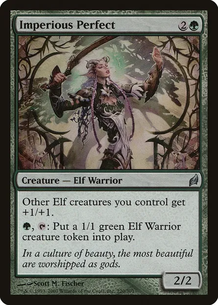 Imperious Perfect, Magic card LRW 220 — Lorwyn set