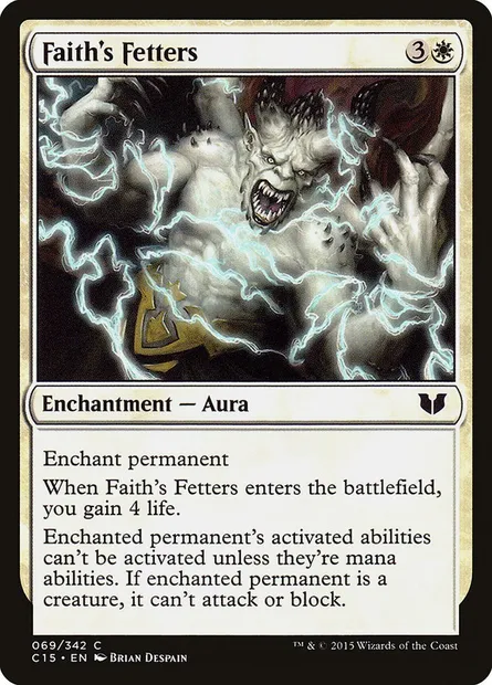 Faith's Fetters, Magic card C15 69 — Commander 2015 set