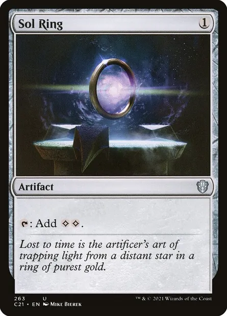 Sol Ring, Magic card C21 263 — Commander 2021 set