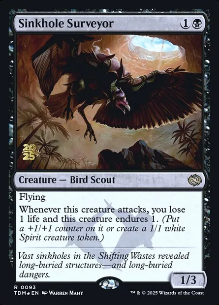 Sinkhole Surveyor, Magic card PTDM 93s — Tarkir: Dragonstorm Promos set