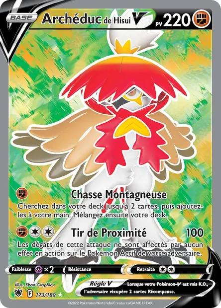 Archéduc de Hisui V, carte Pokémon ASR 173 — extension Astres Radieux