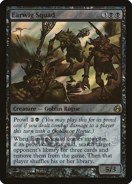 Earwig Squad, Magic card PMOR 60★ — Morningtide Promos set