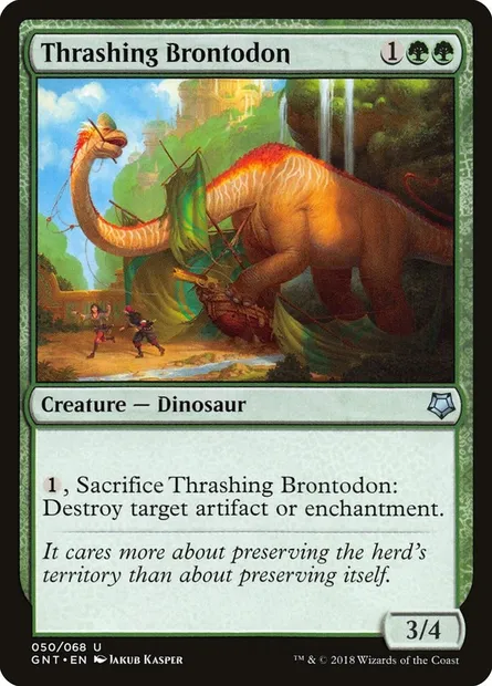 Brontodonte farouche, carte Magic GNT 50 — extension Game Night