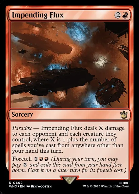 Impending Flux, Magic card WHO 692 — Doctor Who set