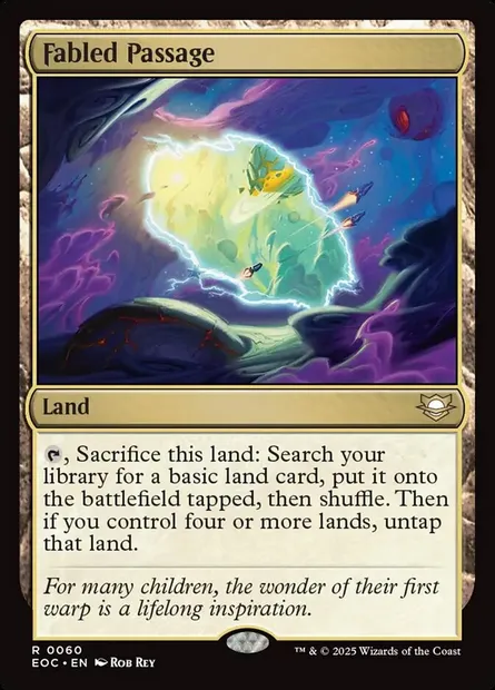 Fabled Passage, Magic card EOC 60 — Edge of Eternities Commander set