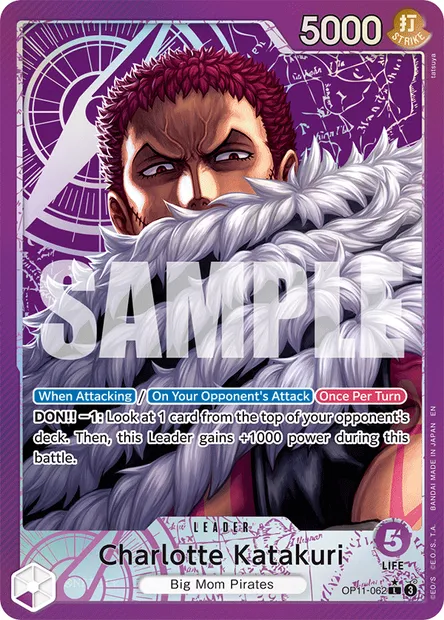 Charlotte Katakuri, One Piece card OP11-062 — A FIST OF DIVINE SPEED set
