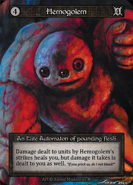 Hemogolem, Sorcery card GOT 328 — Gothic set