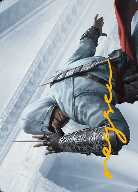 Altaïr Ibn-La'Ahad // Altaïr Ibn-La'Ahad, carte Magic AACR 15 — extension Assassin's Creed Art Series