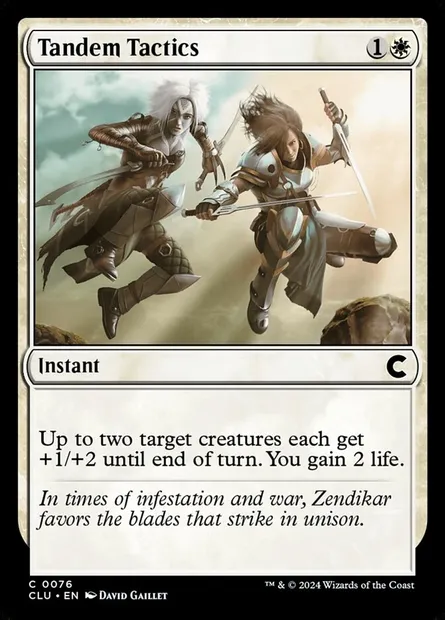 Tandem Tactics, Magic card CLU 76 — Ravnica: Clue Edition set