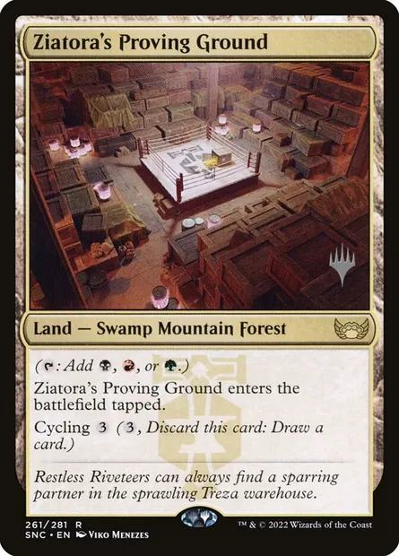 Ziatora's Proving Ground, Magic card PSNC 261p — Streets of New Capenna Promos set