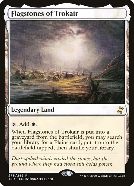 Flagstones of Trokair, Magic card TSR 278 — Time Spiral Remastered set