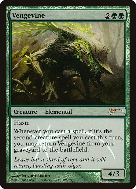 Vengevine, Magic card WMC 2013 — World Magic Cup Qualifiers set