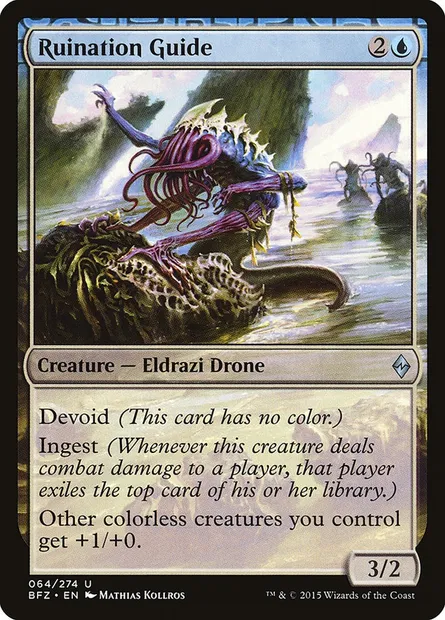 Ruination Guide, Magic card BFZ 64 — Battle for Zendikar set