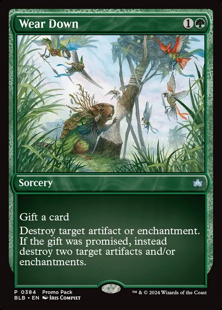 Wear Down, Magic card BLB 384 — Bloomburrow set