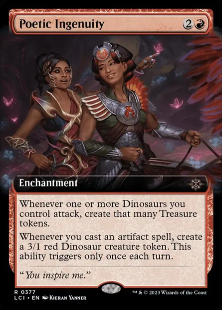 Poetic Ingenuity, Magic card LCI 377 — The Lost Caverns of Ixalan set