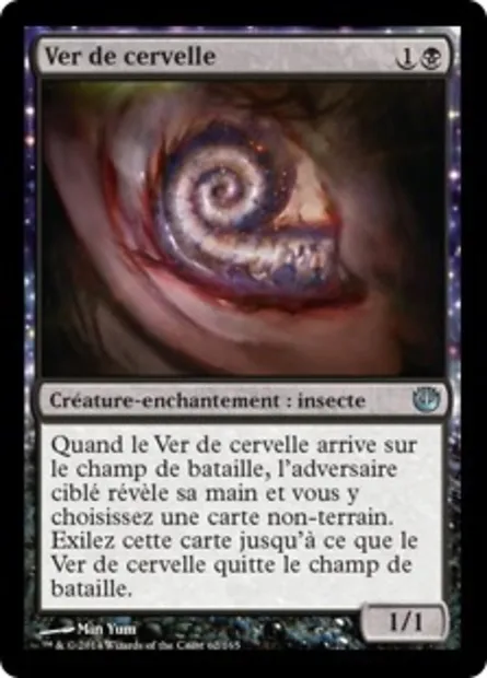 Ver de cervelle, carte Magic JOU 62 — extension Incursion dans Nyx