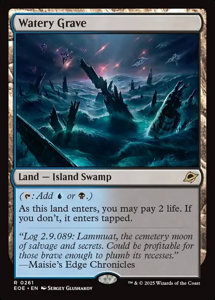 Watery Grave, Magic card EOE 261 — Edge of Eternities set