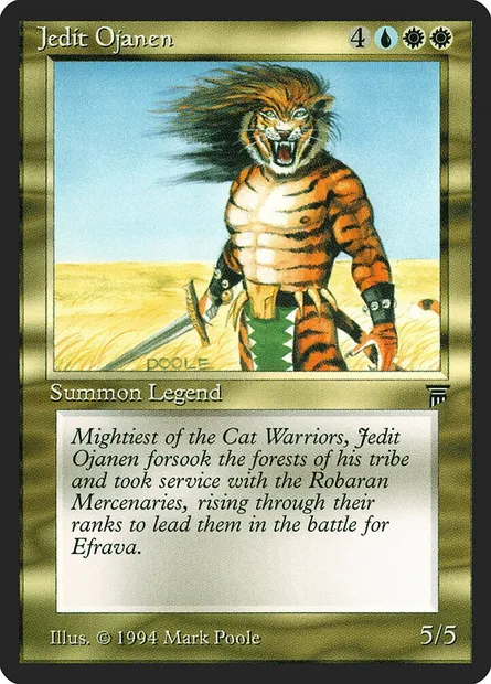Jedit Ojanen, Magic card LEG 234 — Legends set