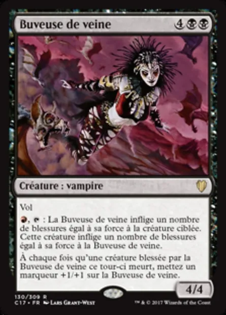 Buveuse de veine, carte Magic C17 130 — extension Commander 2017