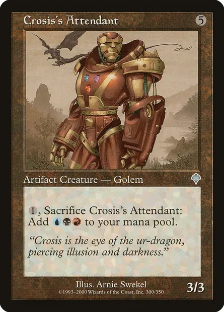 Serviteur de Crosis, carte Magic INV 300 — extension Invasion