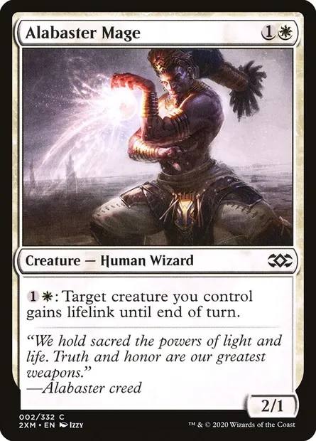 Alabaster Mage, Magic card 2XM 2 — Double Masters set