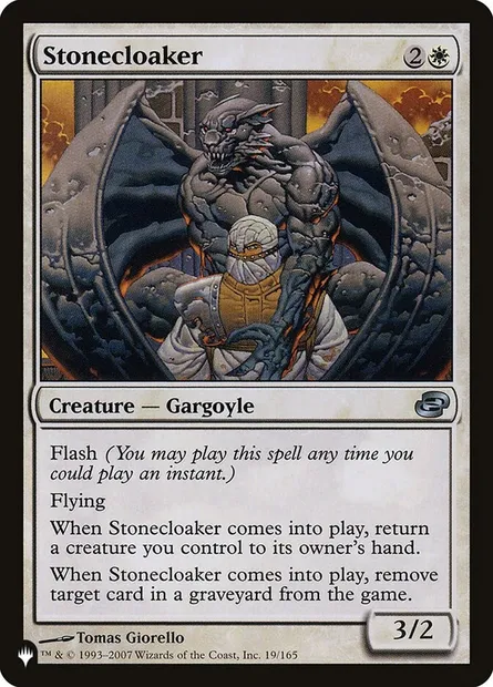 Stonecloaker, Magic card PLST PLC-19 — The List set
