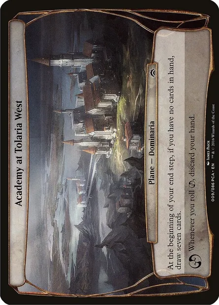Academy at Tolaria West, Magic card OPCA 9 — Planechase Anthology Planes set