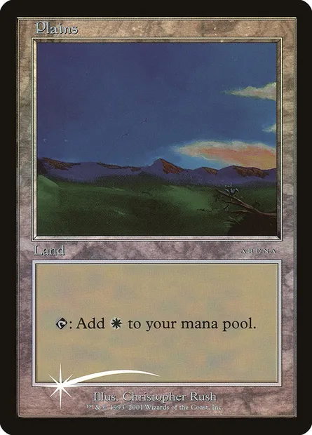 Plaine, carte Magic PAL01 7 — extension Arena League 2001