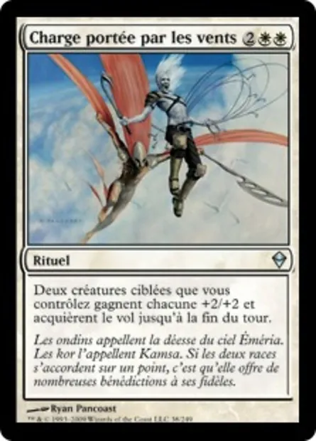 Charge portée par les vents, carte Magic ZEN 38 — extension Zendikar