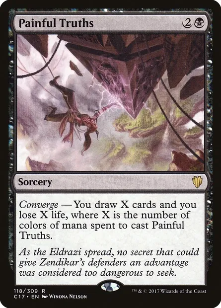 Painful Truths, Magic card C17 118 — Commander 2017 set