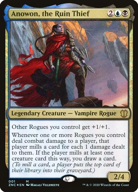 Anowon, the Ruin Thief, Magic card ZNC 1 — Zendikar Rising Commander set