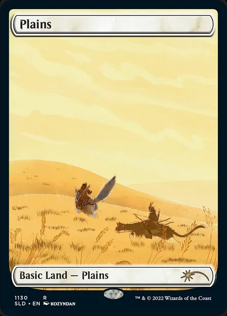 Plains, Magic card SLD 1130 — Secret Lair Drop set